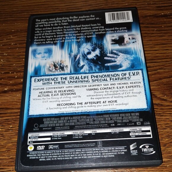 White Noise (DVD, 2005, Widescreen, Canadian) Michael Keaton - Picture 3 of 3